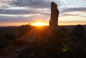 Sunset at Sculpture Park