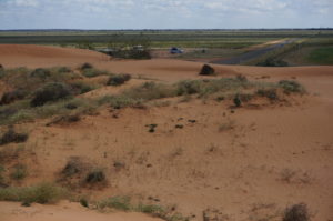 Perry Sandhills - our car in the background 