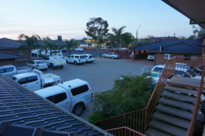 Mining vehicles at Cobar