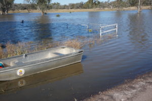 Water is higher than when we were last time