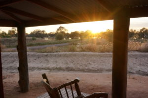 Sunrise from cabin